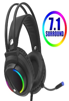 Gaming Headset Gamer 7.1 Surround Black