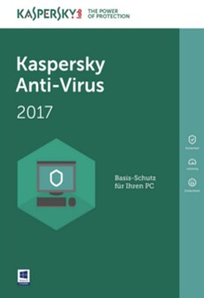 

Kaspersky Anti-Virus 2017 1 Device 12 Months PC Kaspersky Key GLOBAL