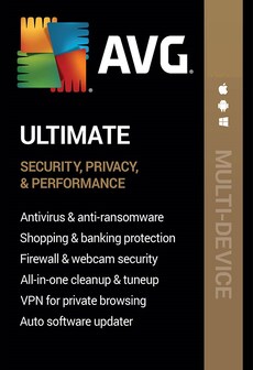 

AVG Ultimate Multi-Device (5 Devices, 2 Years) - AVG PC, Android, Mac, iOS - Key GLOBAL