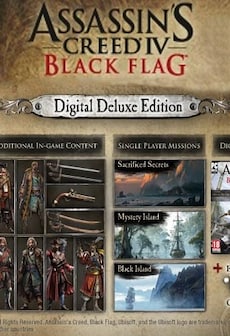 

Assassin's Creed IV: Black Flag Digital Deluxe Edition Steam Key RU/CIS