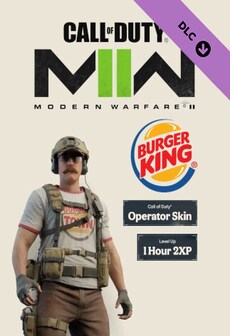 Image of Call of Duty: Modern Warfare II - Burger King Operator Skin + 1 Hour 2XP - Call of Duty official Key - GLOBAL