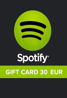 

Spotify Gift Card 30 EUR Spotify EUROPE