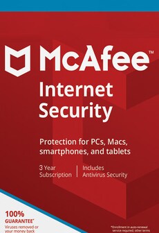 

McAfee Internet Security 1 Device 3 Years Key GLOBAL