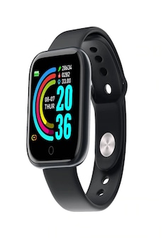 Waterproof Smart Watch New Generation with Blood Pressure Measurement and Heart Rate Monitor Black