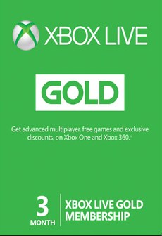 

Xbox Live GOLD Subscription Card 3 Months RU/CIS XBOX LIVE