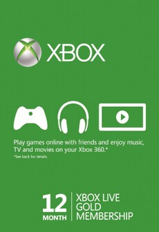 

Xbox Live GOLD Subscription Card 12 Months MEXICO XBOX LIVE