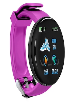 Waterprrof Smartwatch for all devices compatible with Android and IOS Pink