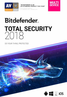 

Bitdefender Total Security 2018 5 Devices 3 Months Key GLOBAL