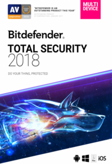 

Bitdefender Total Security 2018 5 Devices 6 Months Key GLOBAL