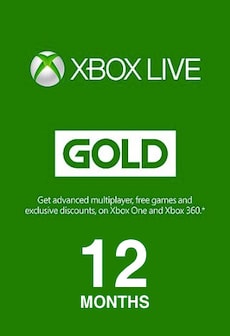 

Xbox Live GOLD Subscription Card 12 Months EUROPE XBOX LIVE