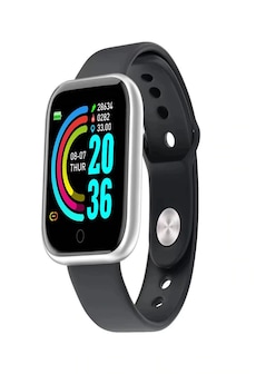 Waterproof Smart Watch New Generation with Blood Pressure Measurement and Heart Rate Monitor Silver