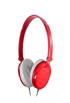 Image of Wired Stereo Gaming Headset With Mic For Cell Phone PC Laptop Red