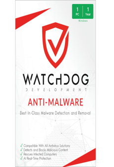 

Watchdog Anti-Malware 1 PC 1 Year - GLOBAL