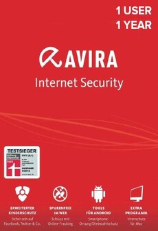 

Avira Internet Security 1 User GLOBAL Key 1 Year