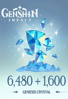 Image of Genshin Impact 6,480 + 1,600 Genesis Crystals - ReidosCoins Key - GLOBAL