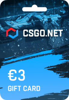 

CSGO.net Gift Card EUROPE 3 EUR