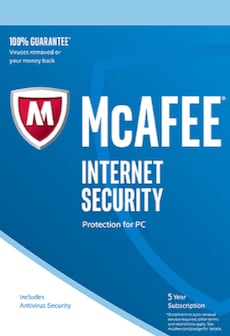 

McAfee Internet Security 1 PC 5 Years Key GLOBAL