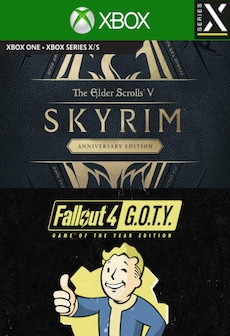 Image of Skyrim Anniversary Edition + Fallout 4 G.O.T.Y Bundle (Xbox Series X/S) - Xbox Live Key - EUROPE