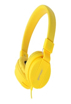 Gorsun GS778 Headphones Bass Foldable Stereo Headphones 3.5mm AUX for MP3 MP4 Phone Yellow