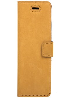 Lenovo / Motorola Moto G5- Surazo® Phone Case Genuine Leather- Nubuck Camel