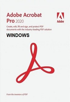 

Adobe Acrobat Pro 2020 (PC) - 1 Device - Adobe Key - GLOBAL (English)