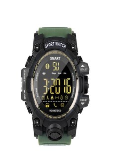 Image of EX16S Waterproof Smart Sport Watch Bluetooth Pedometer Men Wristwatch Green