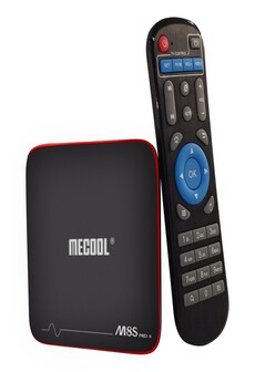 Mecool M8S PRO W TV Box - 2.4G, 2GB RAM, 16GB ROM, Android, MAG625X 4K VP9 - Ordinary RC,AU Plug