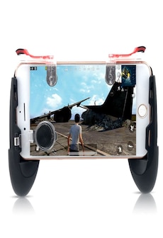 Image of Mobile Phone Game Controller Trigger Fire Button Joystick Gamepad 4in1