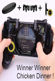 Accreate Gamepad for Knives Out PUBG Mobile Phone Shoot Game Controller L1R1 Shooter Trigger Fire Button 3