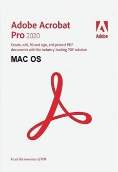 

Adobe Acrobat Pro 2020 (Mac) - 1 Device - Adobe Key - GLOBAL (English)