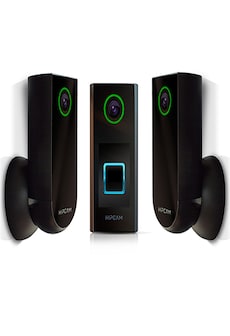 HIPCAM Smart Security Camera Pack Pro 2 (Doorbell+2 Outdoor)Wifi 1080 FHD, Nigth vision Face&Person detection