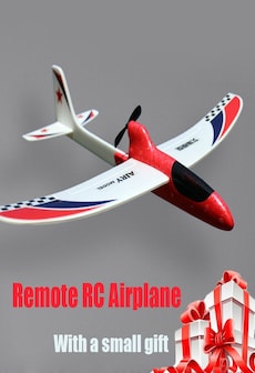 Glider Foam RC Drone Capacitor Hand Throwing Electric Plane Resistance to falling Toys Orange
