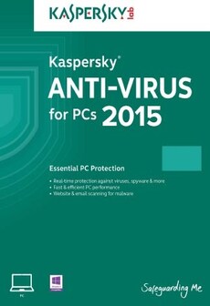 

Kaspersky Anti-Virus 2015 3 Devices GLOBAL Key PC Kaspersky 12 Months