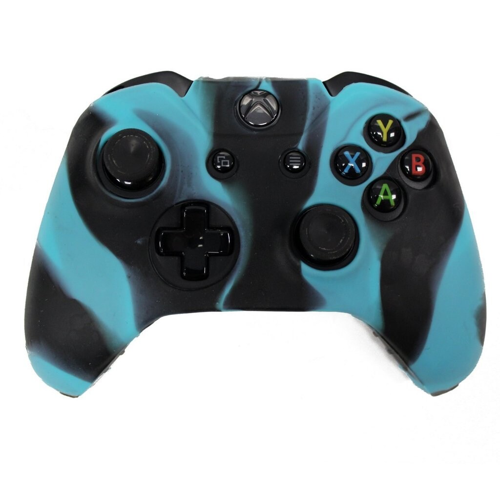 Reytid Xbox One Controller Skin Silicone Protective Rubber Cover Gel Grip Case Light Blue Black Xbox One Black G2a Com - roblox protective vinyl skin decal cover for xbox one x console 2 controllers xbox one vinyl xbox