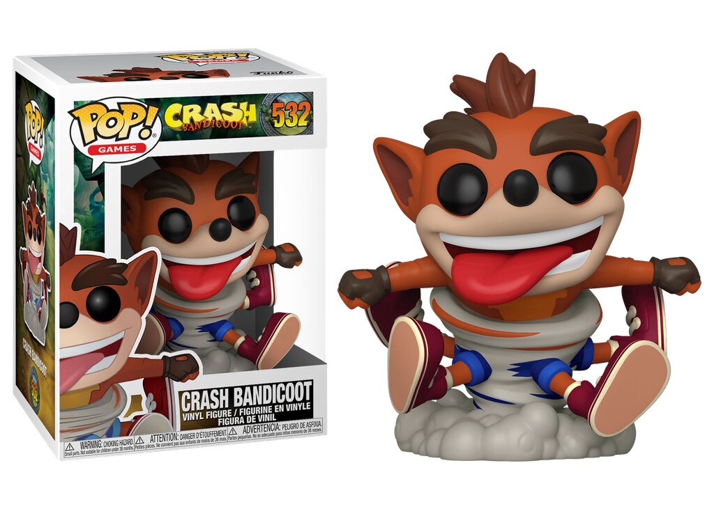 crash bandicoot pop figure