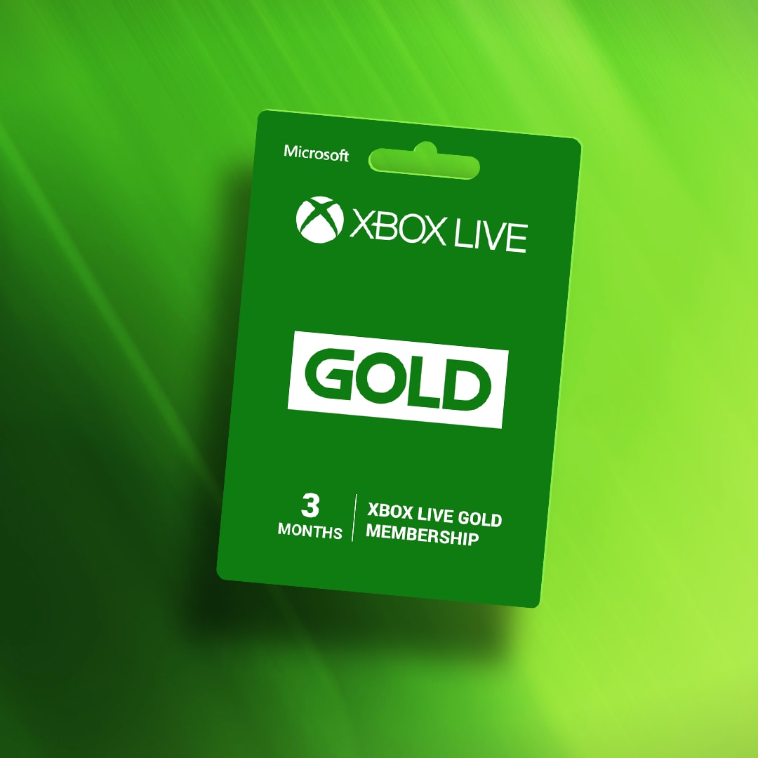 Xbox Live Gold Subscription Card 3 Months Global Xbox Live - roblox usd10 game card global