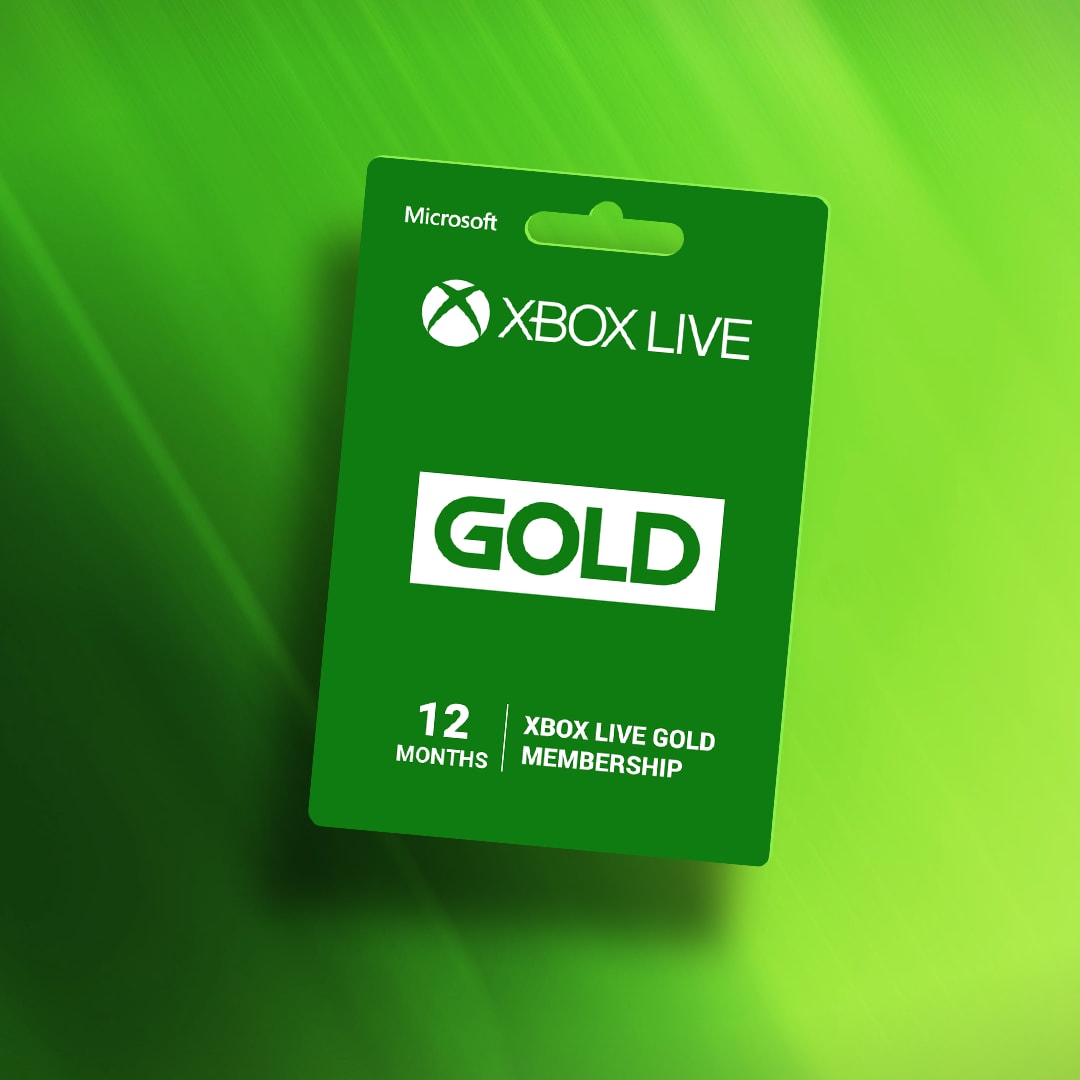 xbox live gold subscription card