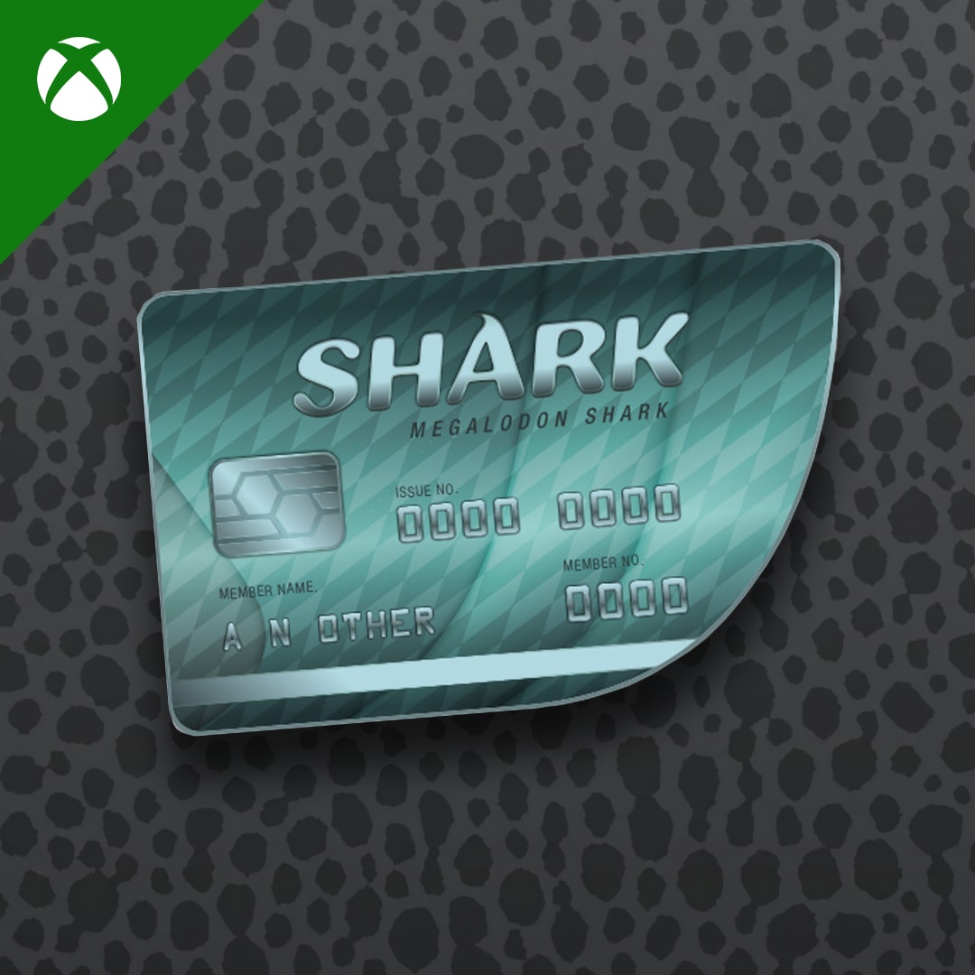 xbox megalodon shark card