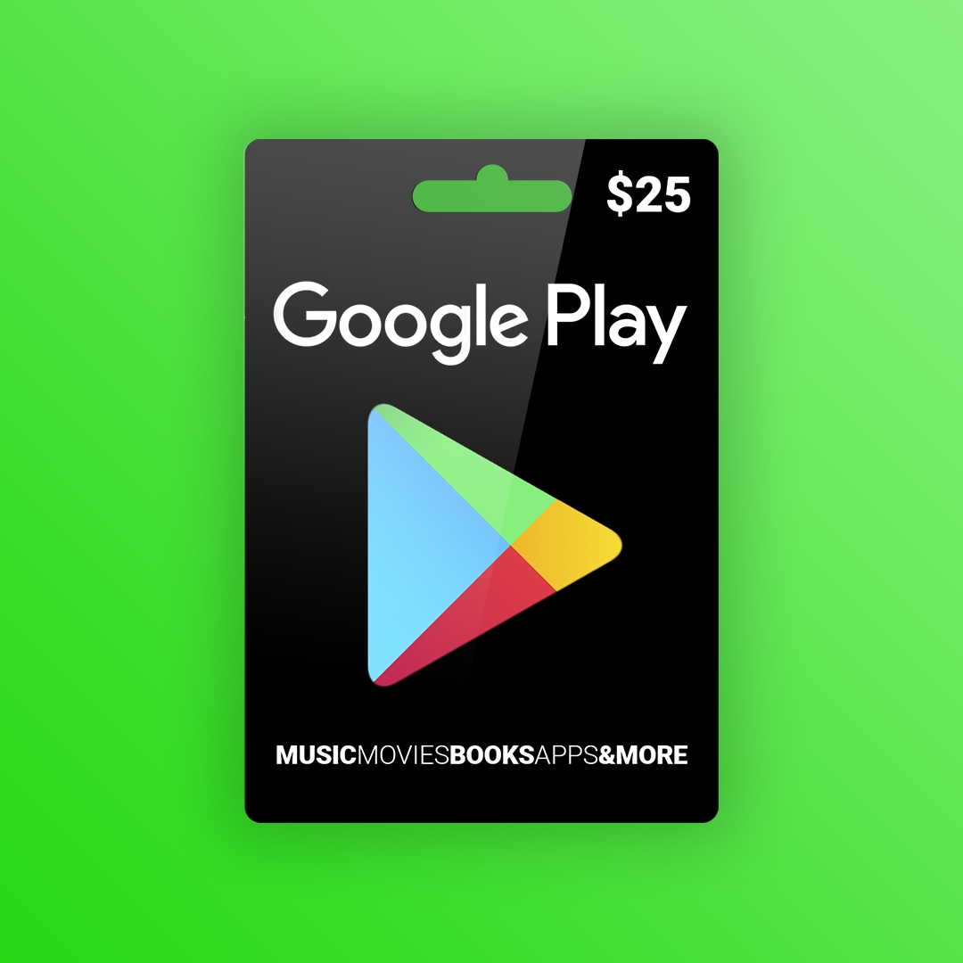 Google Play Gift Card 25 Usd North America - roblox skins apps no google play