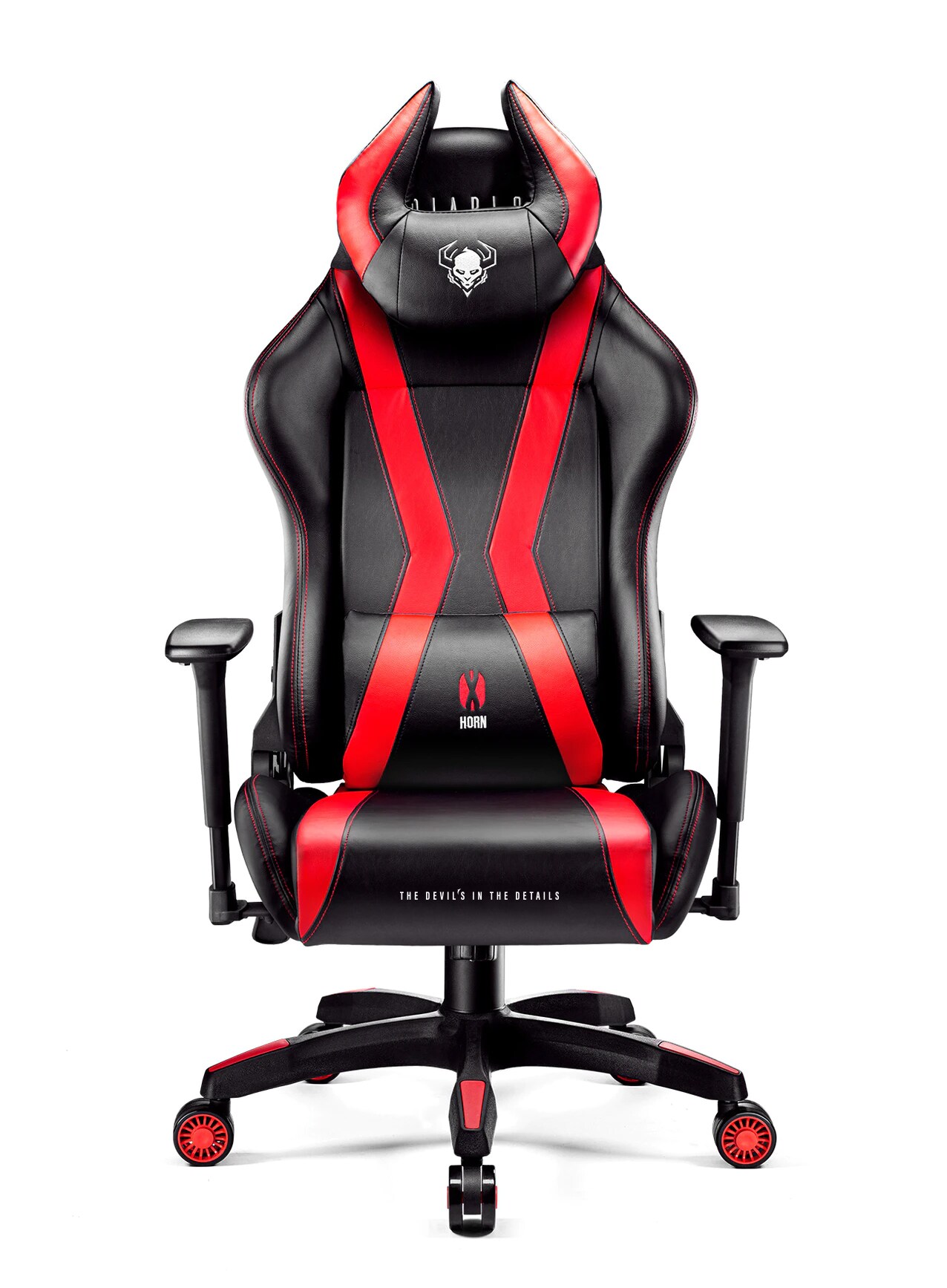 Fotel DIABLO CHAIRS X-HORN 2.0 Normal Size czarno-czerwony Gaming Chair ...