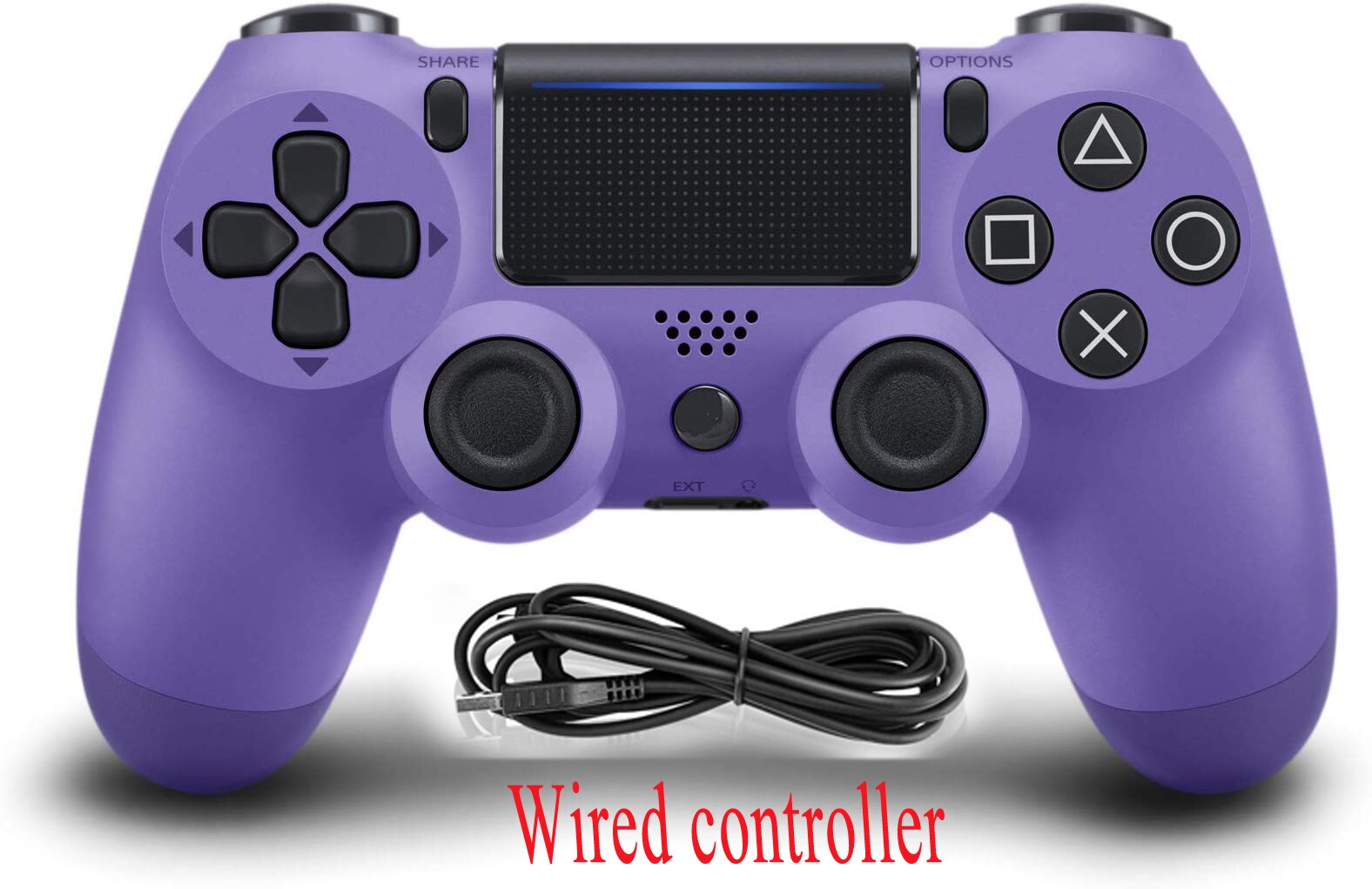 purple dualshock controller