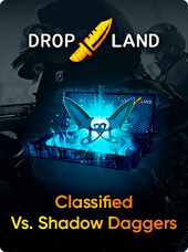 Counter Strike 2 RANDOM CLASSIFIED VS. SHADOW DAGGERS KNIFE SKIN BY DROPLAND.NET - Key - GLOBAL