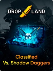 Counter-Strike: Global Offensive RANDOM CLASSIFIED VS. SHADOW DAGGERS KNIFE SKIN BY DROPLAND.NET - Key - GLOBAL