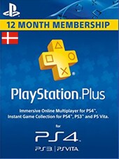 Playstation Plus CARD 365 Days PSN DENMARK