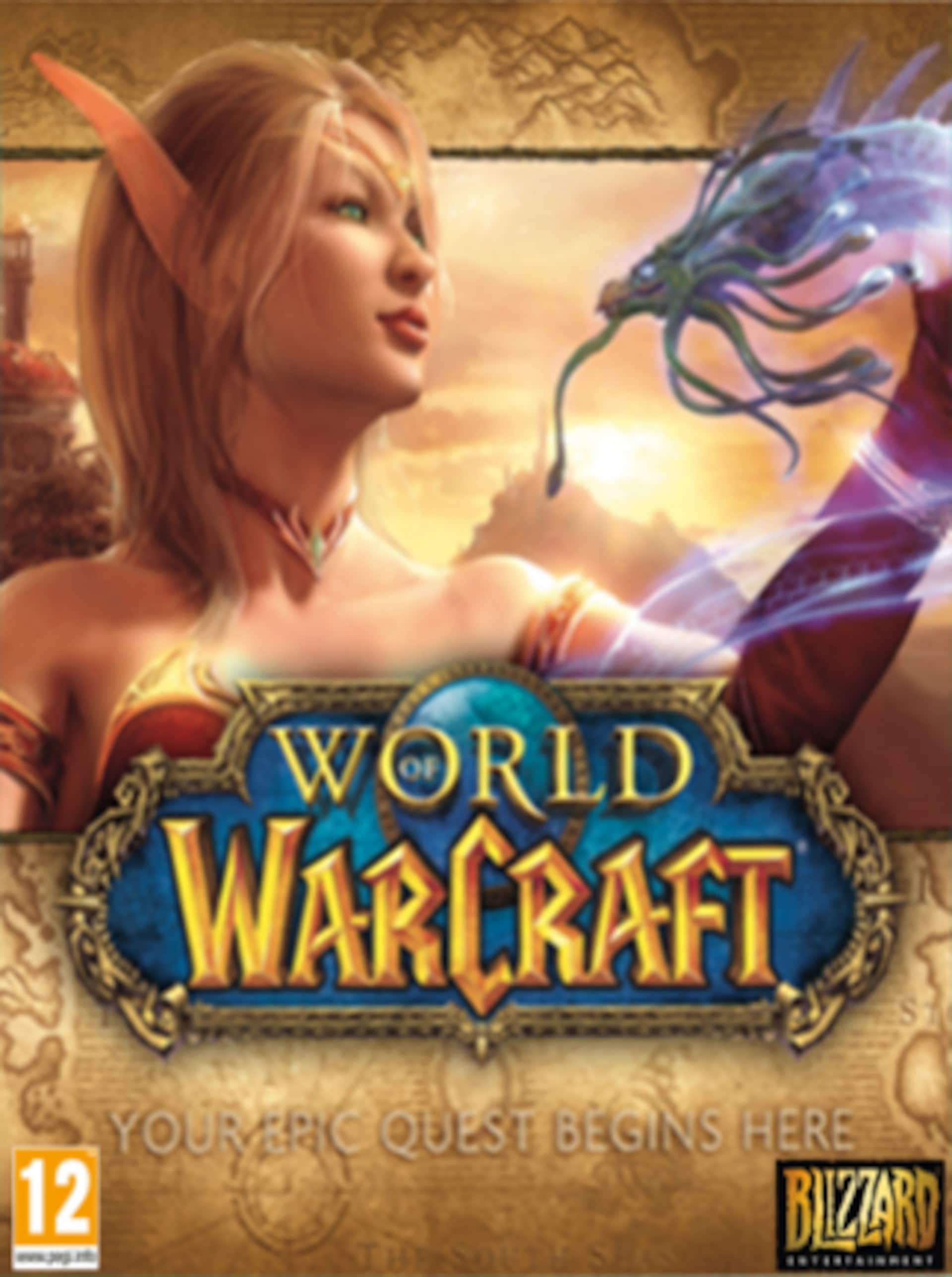 World of Warcraft 1 Year Subscription Game Time - Digital Code - Asia