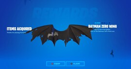 Fortnite - Batman Zero Wing Glider (PC) - Epic Games Key - GLOBAL