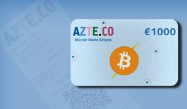 Azteco Bitcoin Lightning Voucher 1000 EUR - Azteco Key - GLOBAL