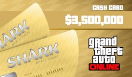 Grand Theft Auto Online: The Whale Shark Cash Card PC 3 500 000 - Rockstar Key - GLOBAL