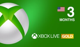 Xbox Live GOLD Subscription Card 3 Months Xbox Live NORTH AMERICA