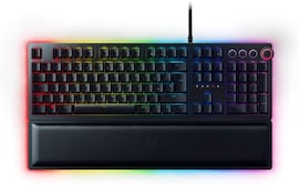 Razer Huntsman Elite Mechanical Gaming Keyboard - Opto-Mechanical Key- UK Layout Brand New Multi-Colored
